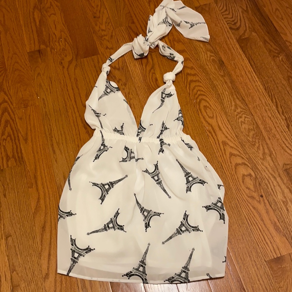 Effiel tower halter top/dress